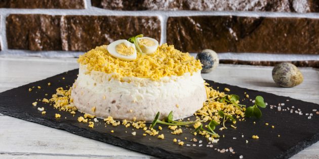 Салат «Мимоза» с яблоком и крабовыми палочками 5 крутых рецептов салата «Мимоза»: от классики к экспериментам