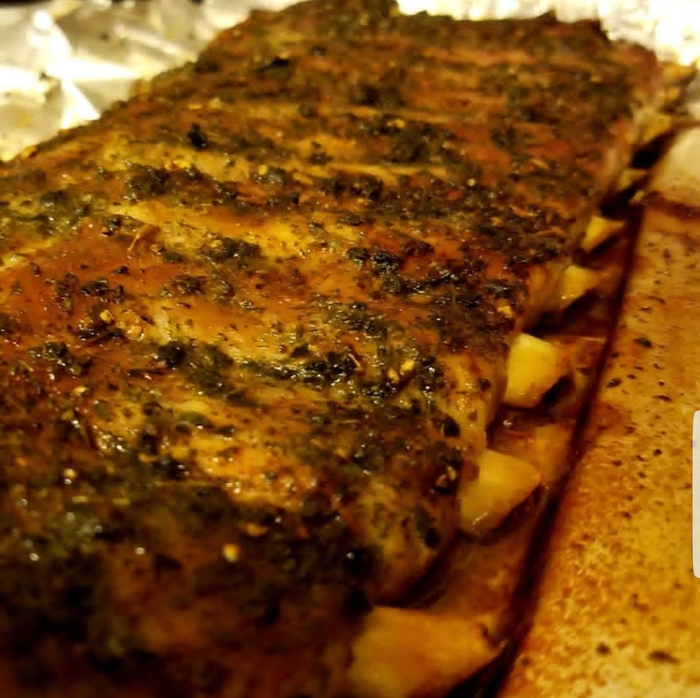 Запечённые свиные рёбра свиные рёбра, рёбрышки, запекание, мясо, рецепт, кулинария, mrvalettcooking, свинина, длиннопост