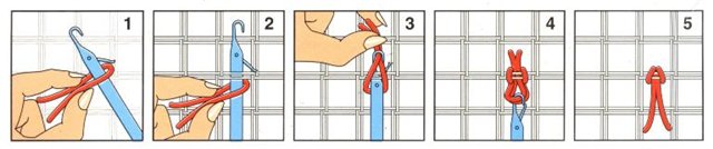 узелковая техника крючком