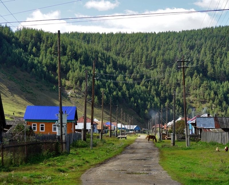 Сельские зарисовки. Село Кага Белорецкого района Башкирии Башкирия, природа, село