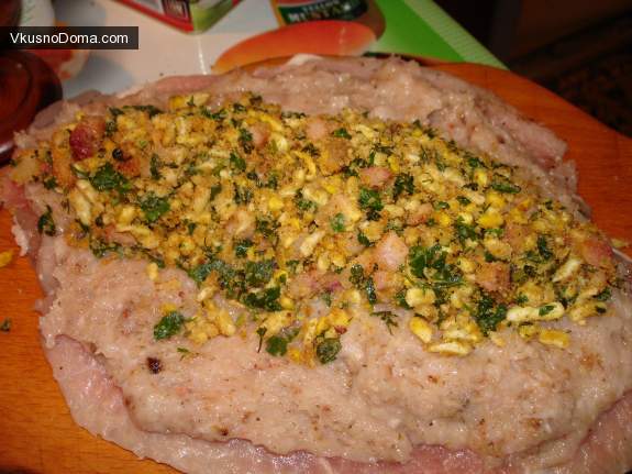 Литовский мясной рулет