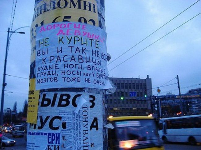 Самые оригинальные народные объявления уходящего года объявления, юмор