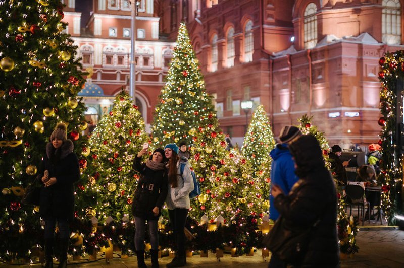 Москва, окутанная праздничным волшебством москва, новый год, праздник, рождество, россия, столица, фото