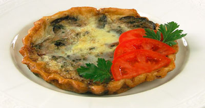 Яичница с баклажанами