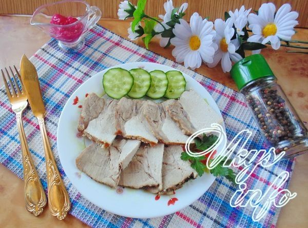 рецепт Свиная шейка в духовке