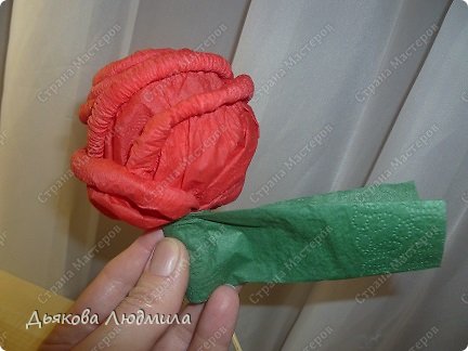 Мастер-класс Свит-дизайн 8 марта День матери Моделирование конструирование МК сладкой розочки эконом-класса Салфетки фото 17