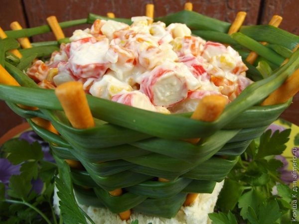 салат корзинка салат корзинка