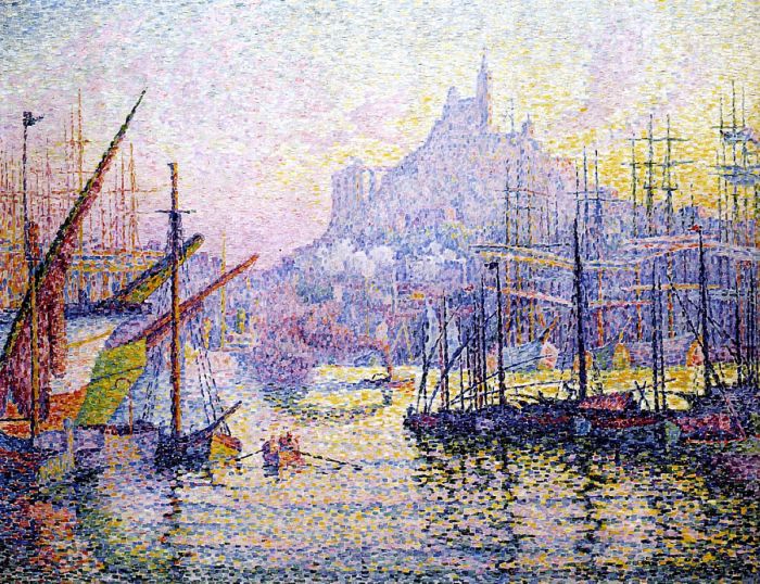 Марсель, Bonne Mere, 1906. Автор: Поль Синьяк. Марсель, Bonne Mere, 1906. Автор: Поль Синьяк.