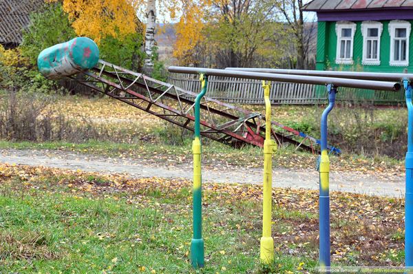 стимпанк, село, площадка