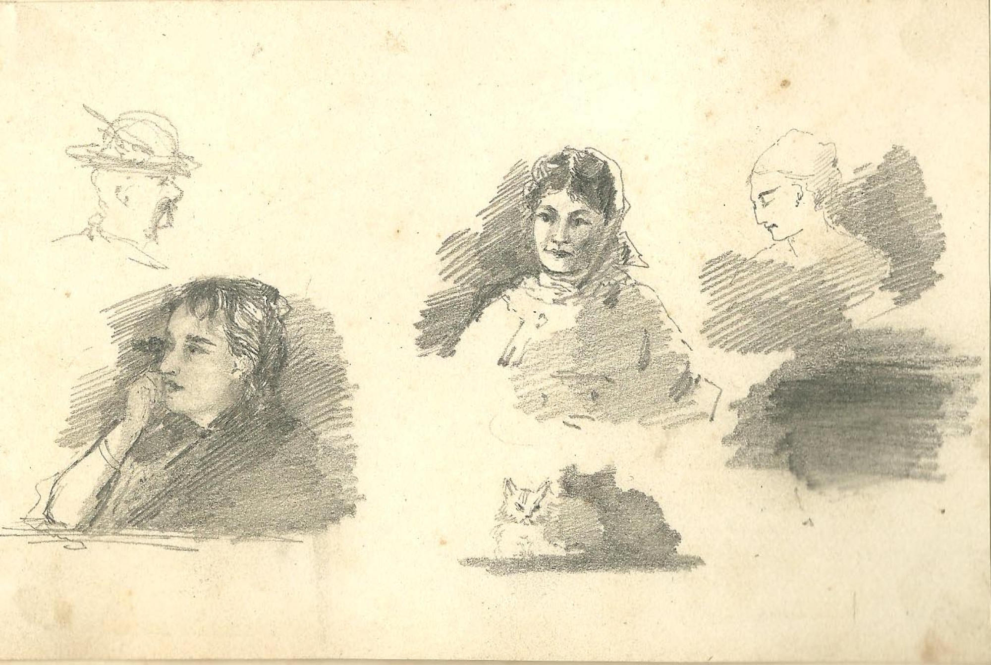 Ольга Лагода-Шишкина. Автопортрет. Наброски, 1880 | Фото: zdravrussia.ru Ольга Лагода-Шишкина. Автопортрет. Наброски, 1880 | Фото: zdravrussia.ru