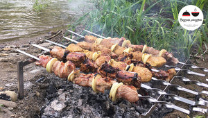 Фото к рецепту: Шашлык - три вкуснейших рецепта от моего мужа Фото к рецепту: Шашлык - три вкуснейших рецепта от моего мужа