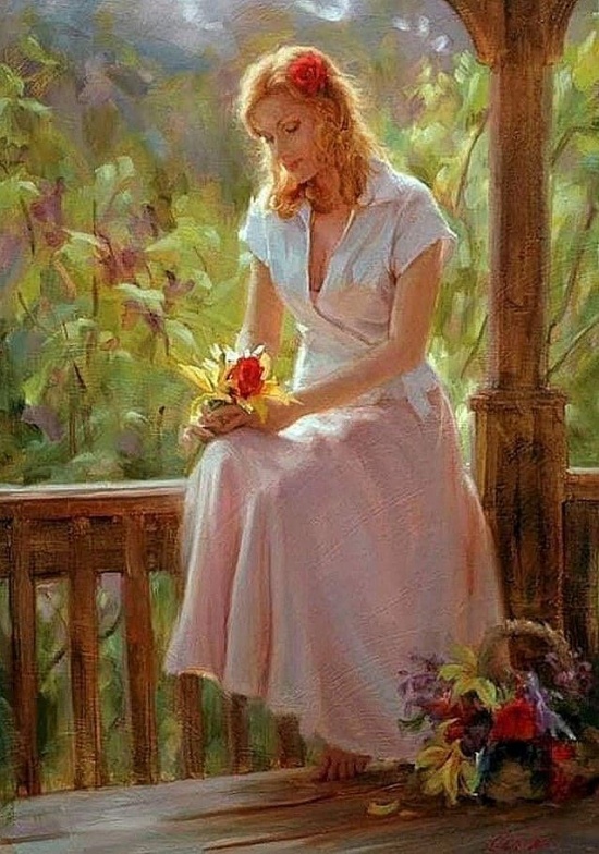 Художник Mark Arian. Современная американская мадонна