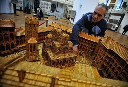 Интересные поделки из спичек Интересные поделки из спичек