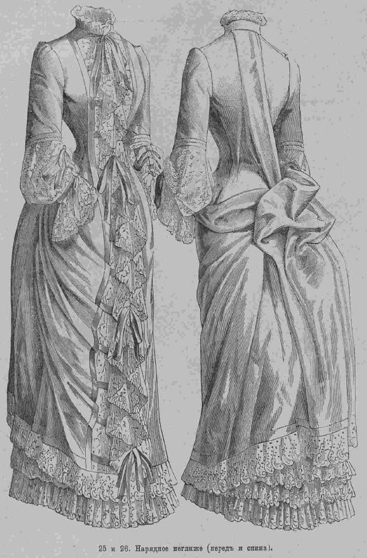 Последний крик моды. Наряды из Парижа. 1885 г. Часть 2-1