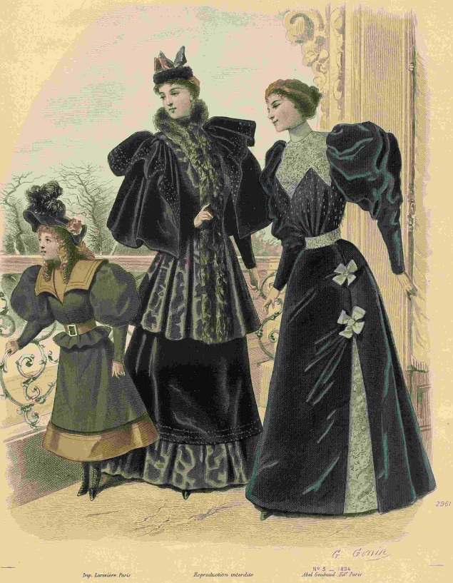 Последний крик моды. Наряды из Парижа. 1885 г. Часть 2-3