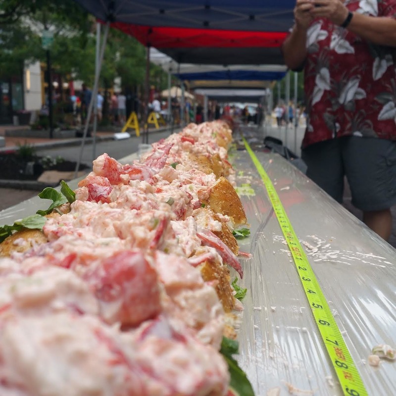 Portsmouth, New Hampshire's contender for Longest Lobster Roll.