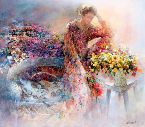 Willem Haenraets. Воздушная живопись. Thinking of you