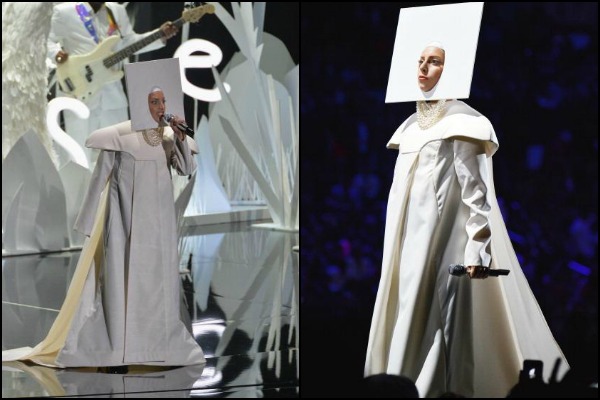 Lady Gaga Nun at VMA 2013