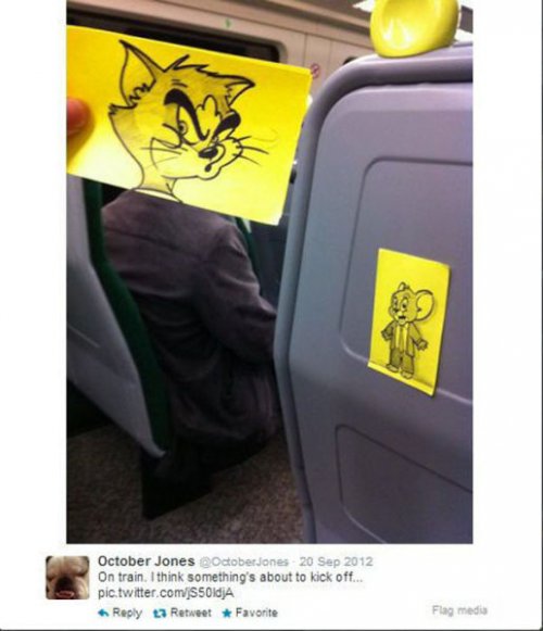 Чем занять себя во время поездки на работу (23 фото)