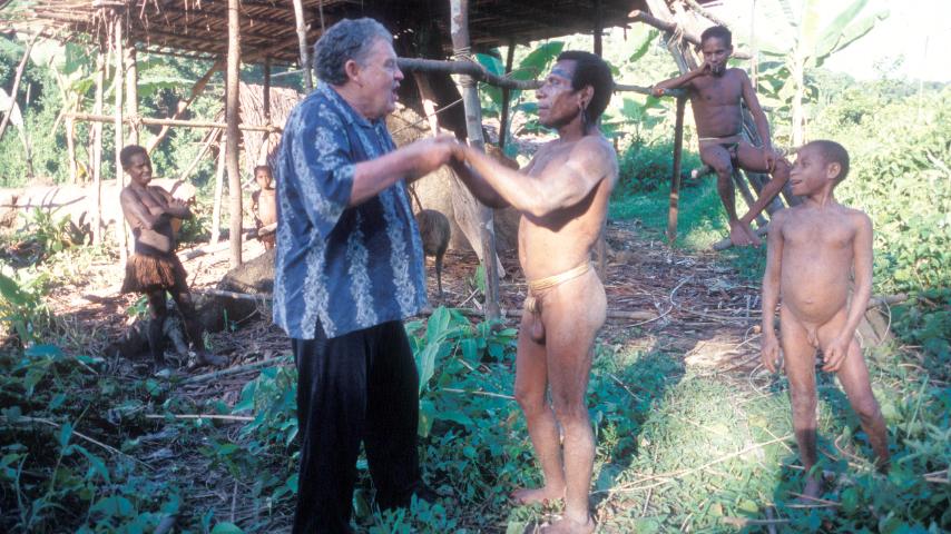 Встреча с племенем людоедов в Новой Гвинее