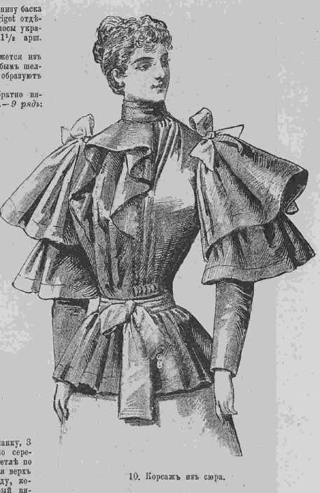 Последний крик моды. Наряды из Парижа. 1884 г. Часть 2