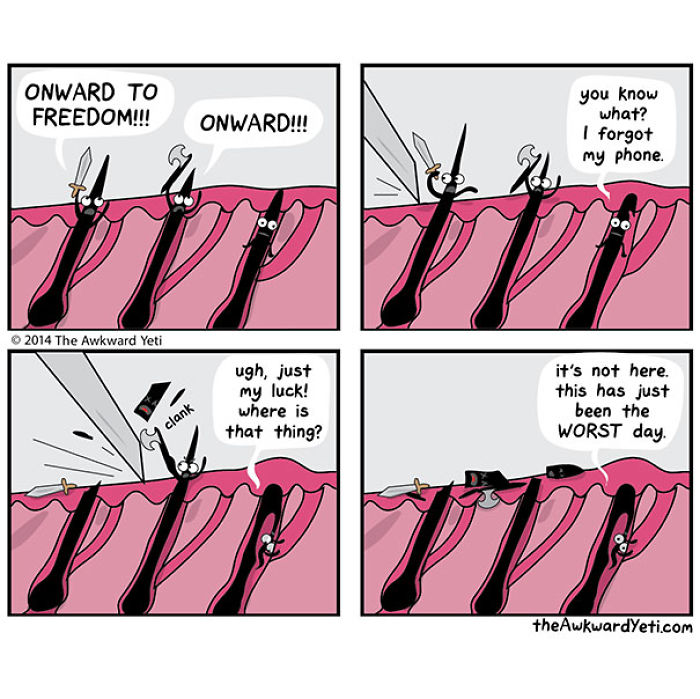 Funny Shaving Comic