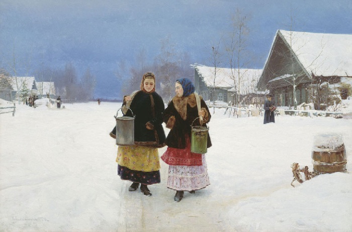 «Соперницы». (1890 год). Автор: Николай Касаткин.