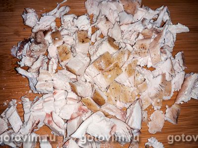 Фотографии рецепта Салат из запеченной курицы со свёклой и грецкими орехами, 03 Салаты из свеклы