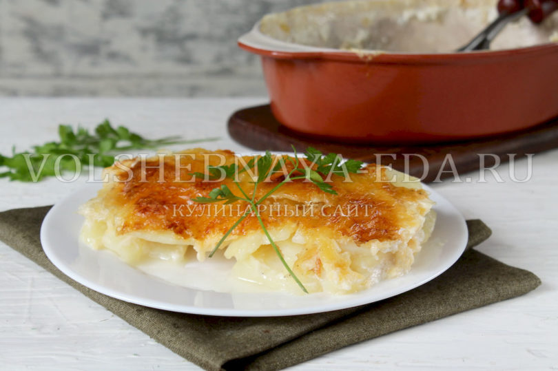 Картофельный гратен (дофинуа)