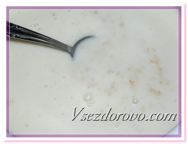 Затем все перемешиваем, чтобы жидкость приобрела молочно-белый цвет