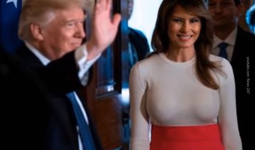 Трамп объяснил, что к кому обращена надпись на куртке его супруги
