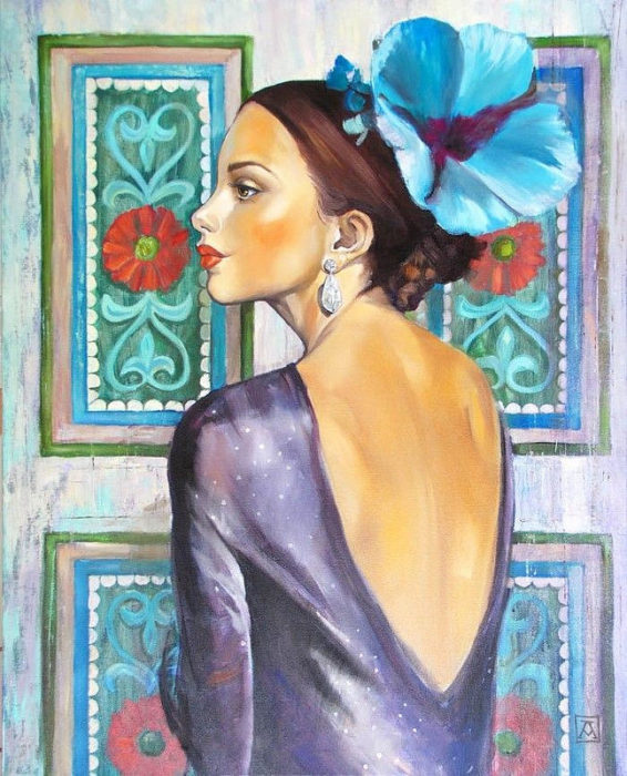Цветок. Автор: Марианна Калачева. Цветок. Автор: Марианна Калачева.