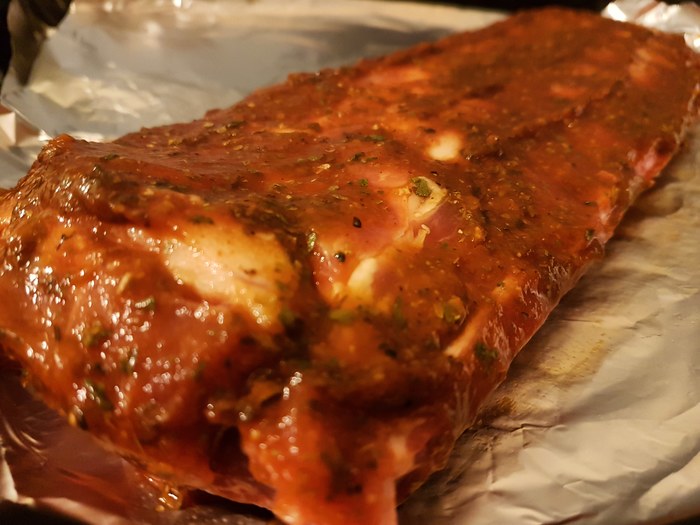 Запечённые свиные рёбра свиные рёбра, рёбрышки, запекание, мясо, рецепт, кулинария, mrvalettcooking, свинина, длиннопост