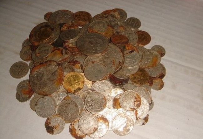 клад, монеты, находка