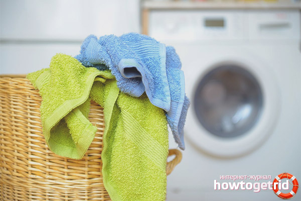 Как отстирать грязные кухонные полотенца
