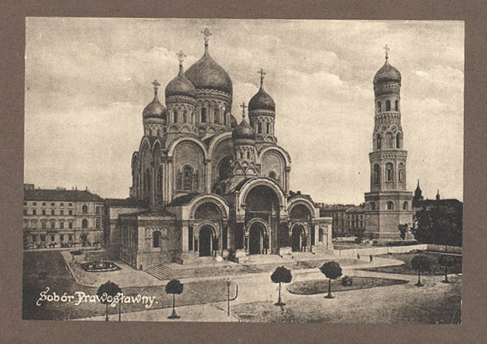Как уничтожали Александро-Невский православный собор в Варшаве