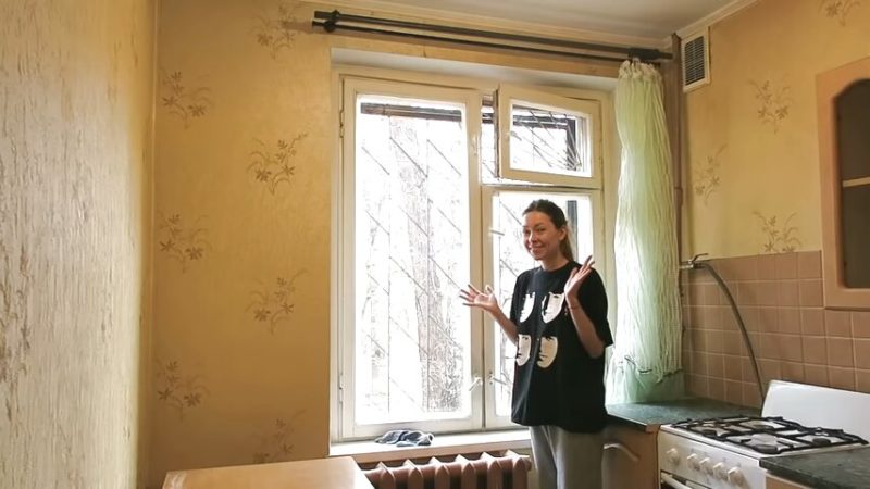 Девушка переделала старый советский интерьер своими руками за копейки Девушка переделала старый советский интерьер своими руками за копейки