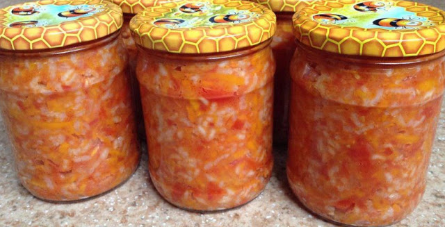 Самая нужная закрутка на зиму родом из СССР: быстрый овощной салат с рисом... Самая нужная закрутка на зиму родом из СССР: быстрый овощной салат с рисом...