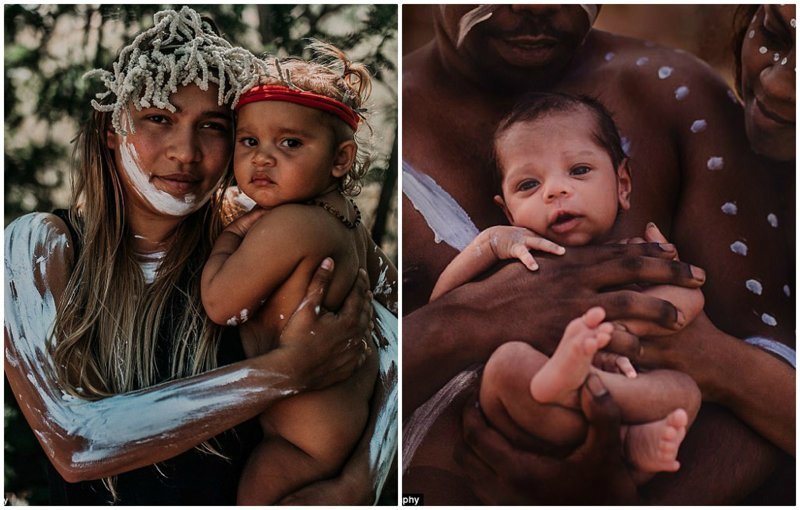 Удивительные фотографии новорожденных с культурным колоритом беременность, дети, коренные жители, красиво, материнство, племена, фото, фотограф