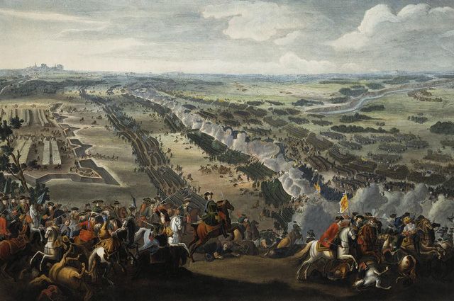 Денис Мартен. «Полтавская битва» (1726). Денис Мартен. «Полтавская битва» (1726).