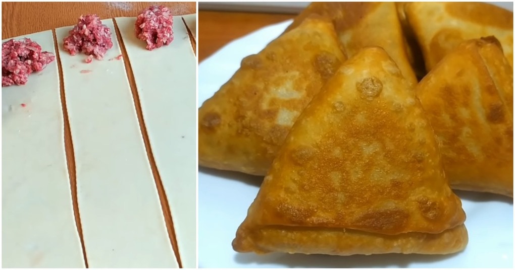 Сочные и хрустящие чебуреки без лепки
