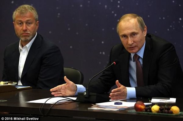 Роман Абрамович и Владимир Путин
