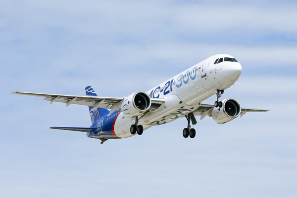 Первый прототип МС-21 успешно совершил первый дальний перелет из Иркутска в Жуковский