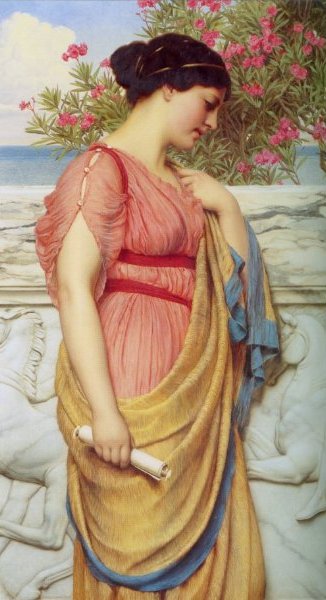  .  / John William Godward. Sappho