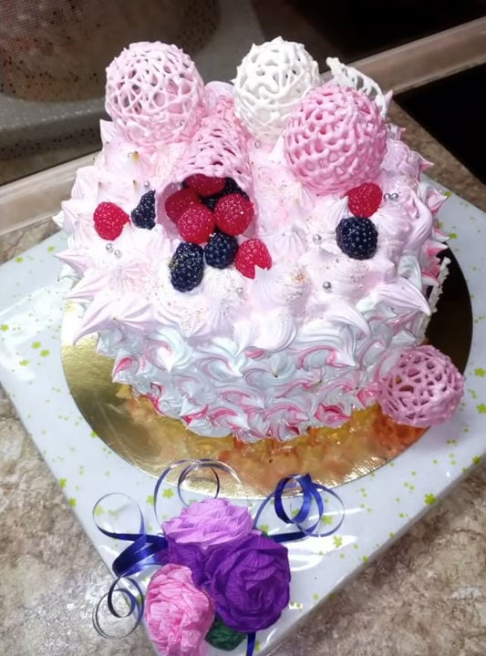 Удивительная красота и вкуснота из простого яичного белка Удивительная красота и вкуснота из простого яичного белка