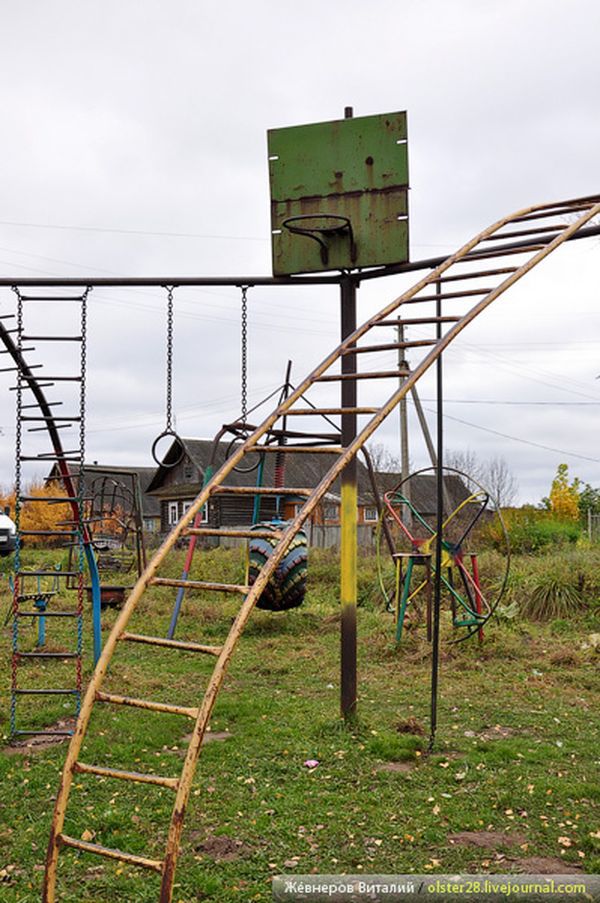 стимпанк, село, площадка