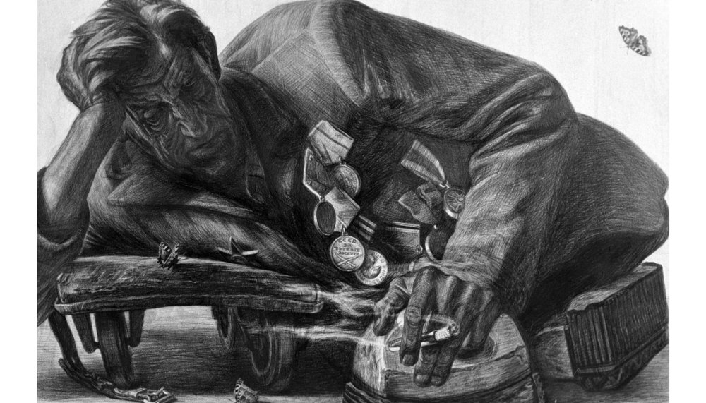 Г. Добров. Отдых в пути. 1975 год. Г. Добров. Отдых в пути. 1975 год.