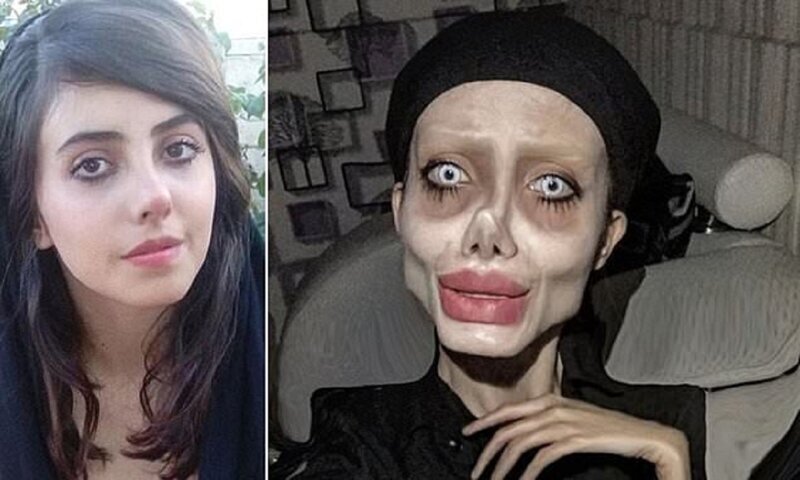 Зомби-копия Анджелины Джоли умирает от коронавируса в иранской тюрьме