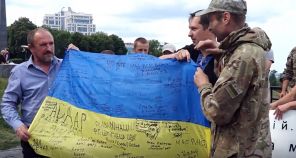 Ветераны «АТО» пообещали помощь в организации майдана в России Ветераны «АТО» пообещали помощь в организации майдана в России