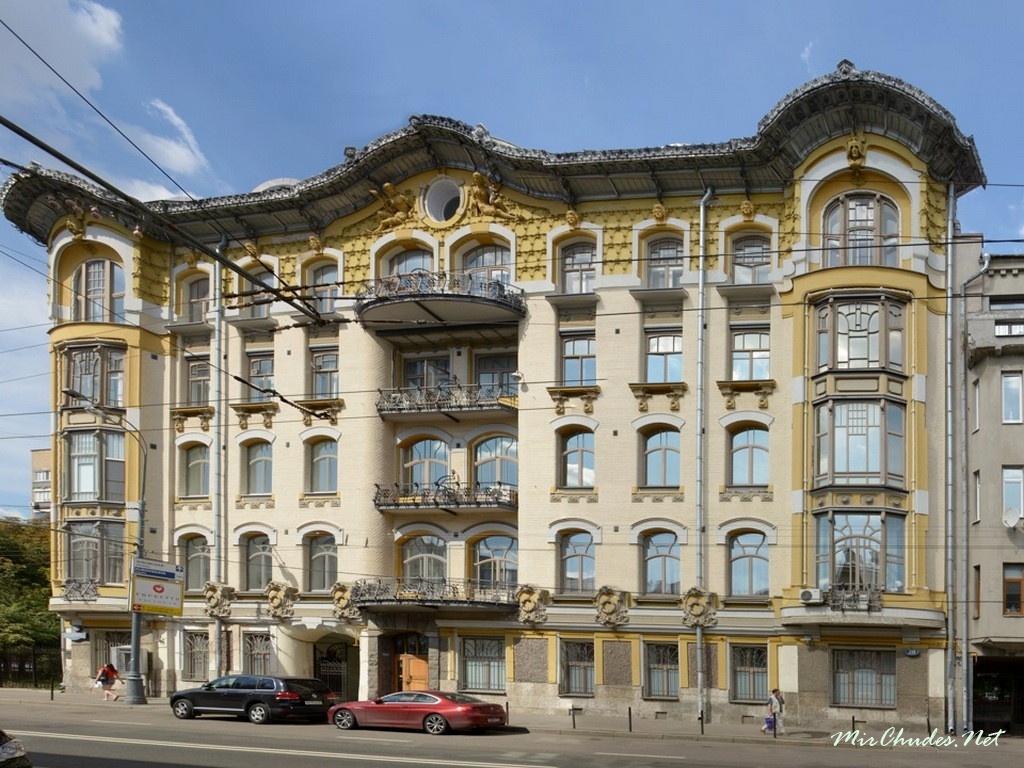 Причудливый декор московских домов в стиле модерн, ч.2